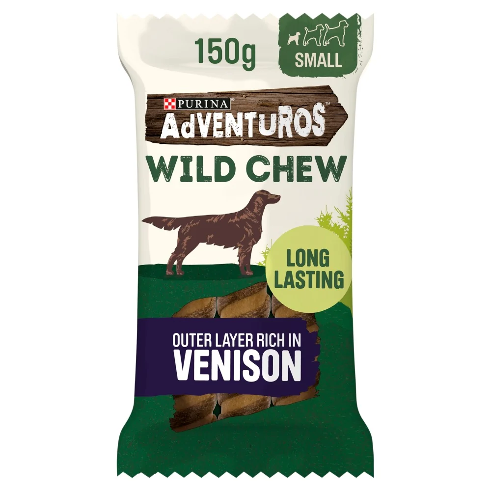 Adventuros Wild Chews Venison Small Dog Treats 150g x 7 Packs - Image 4