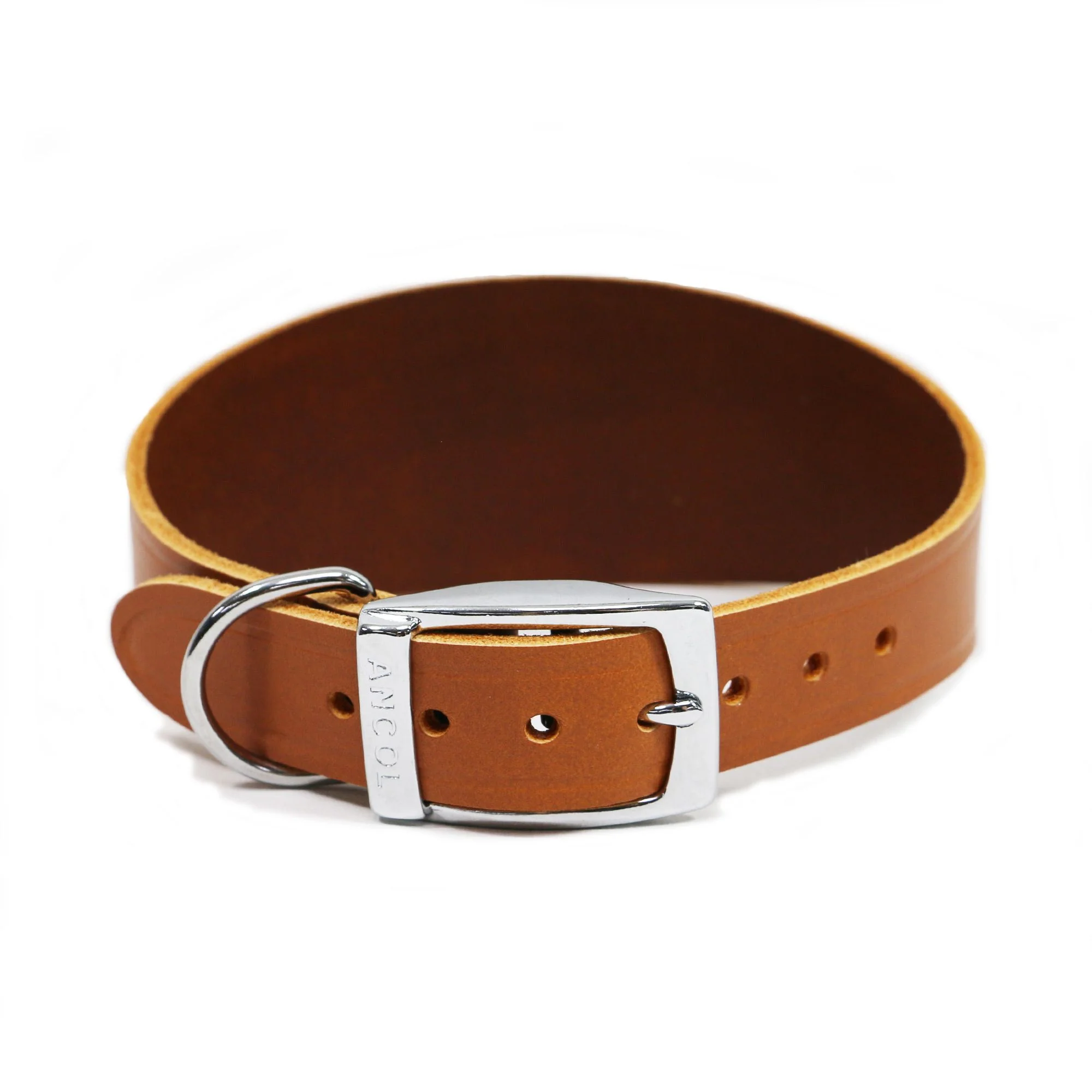 Ancol Leather Greyhound Collar 47cm - Image 2