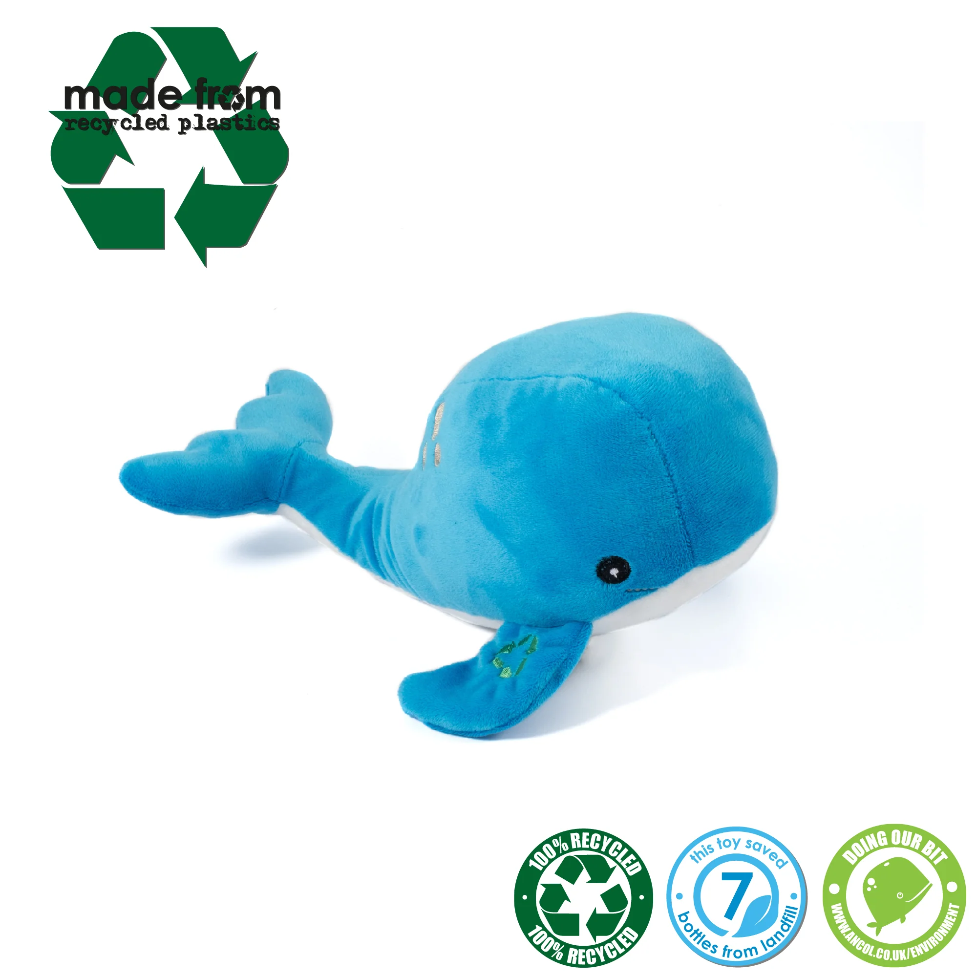 Ancol Oshi Whale Dog Toy - 27cm - Image 2