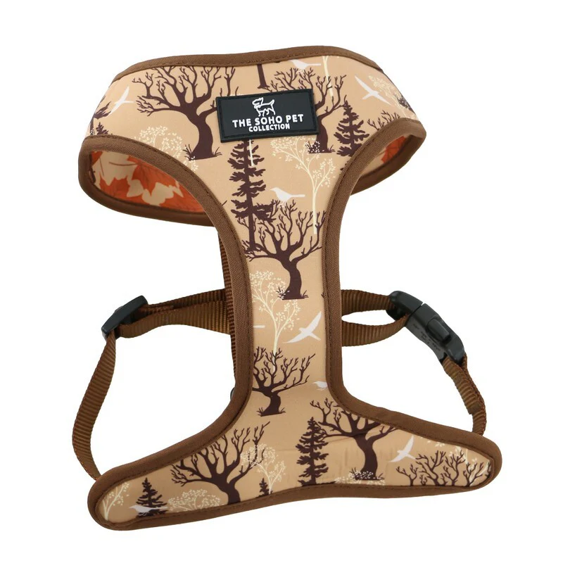 Ancol Soho Reversible Maple Leaf/Woodland Dog Harness - Image 3