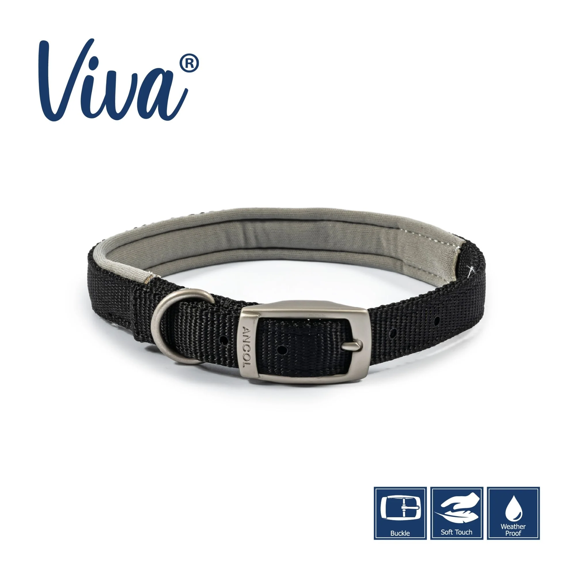 Ancol Viva Padded Buckle Dog Collar - Image 7
