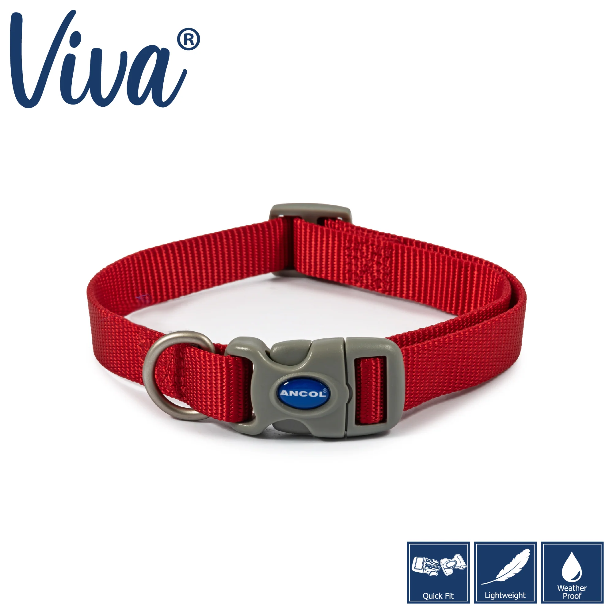 Ancol Viva Quick Fit Adjustable Dog Collar - Image 2