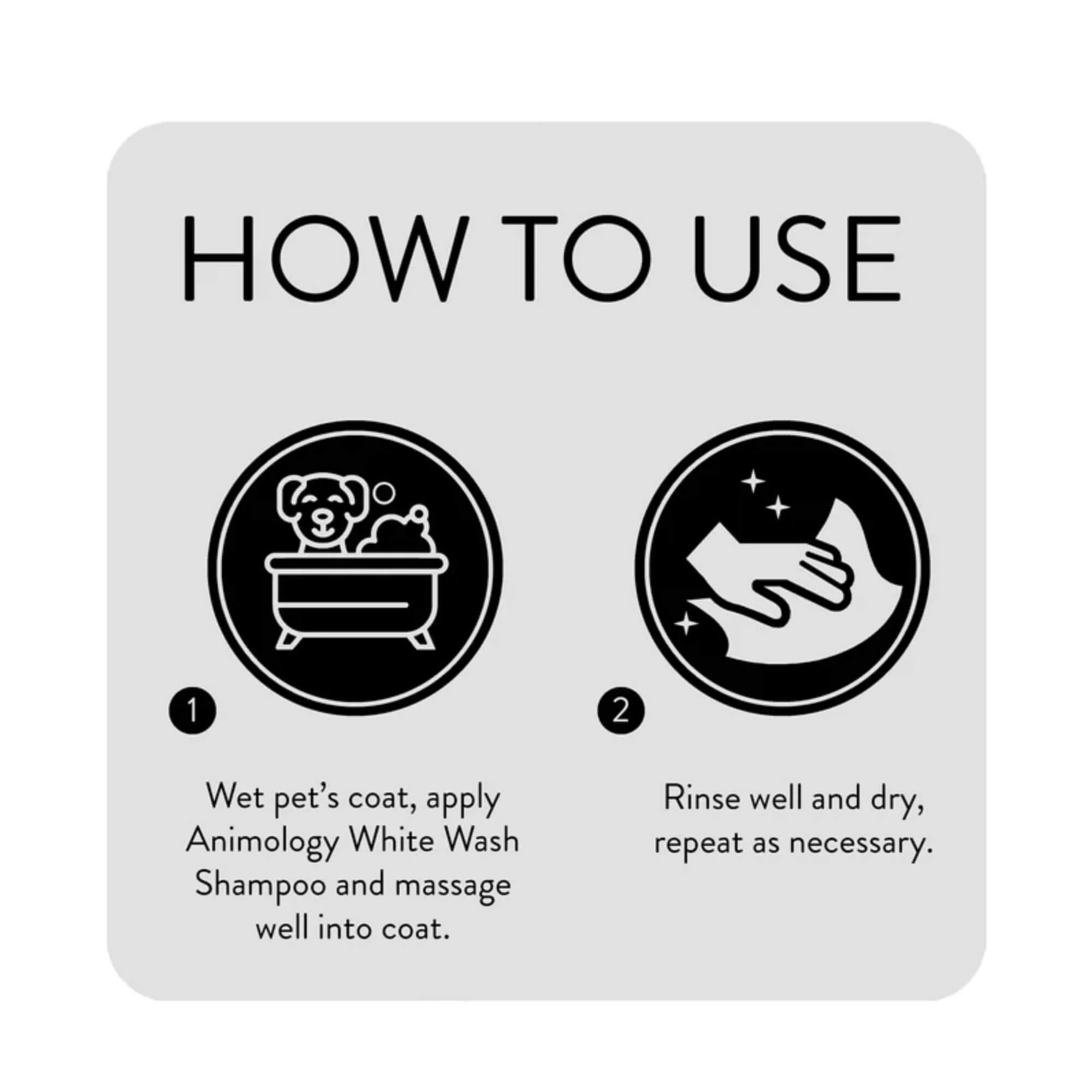 Animology White Wash Dog Shampoo 6 x 250ml - Image 2