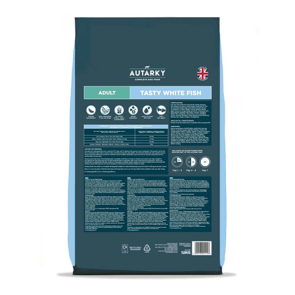Autarky Grain Free Tasty White Fish & Potato Dog Food - Image 5