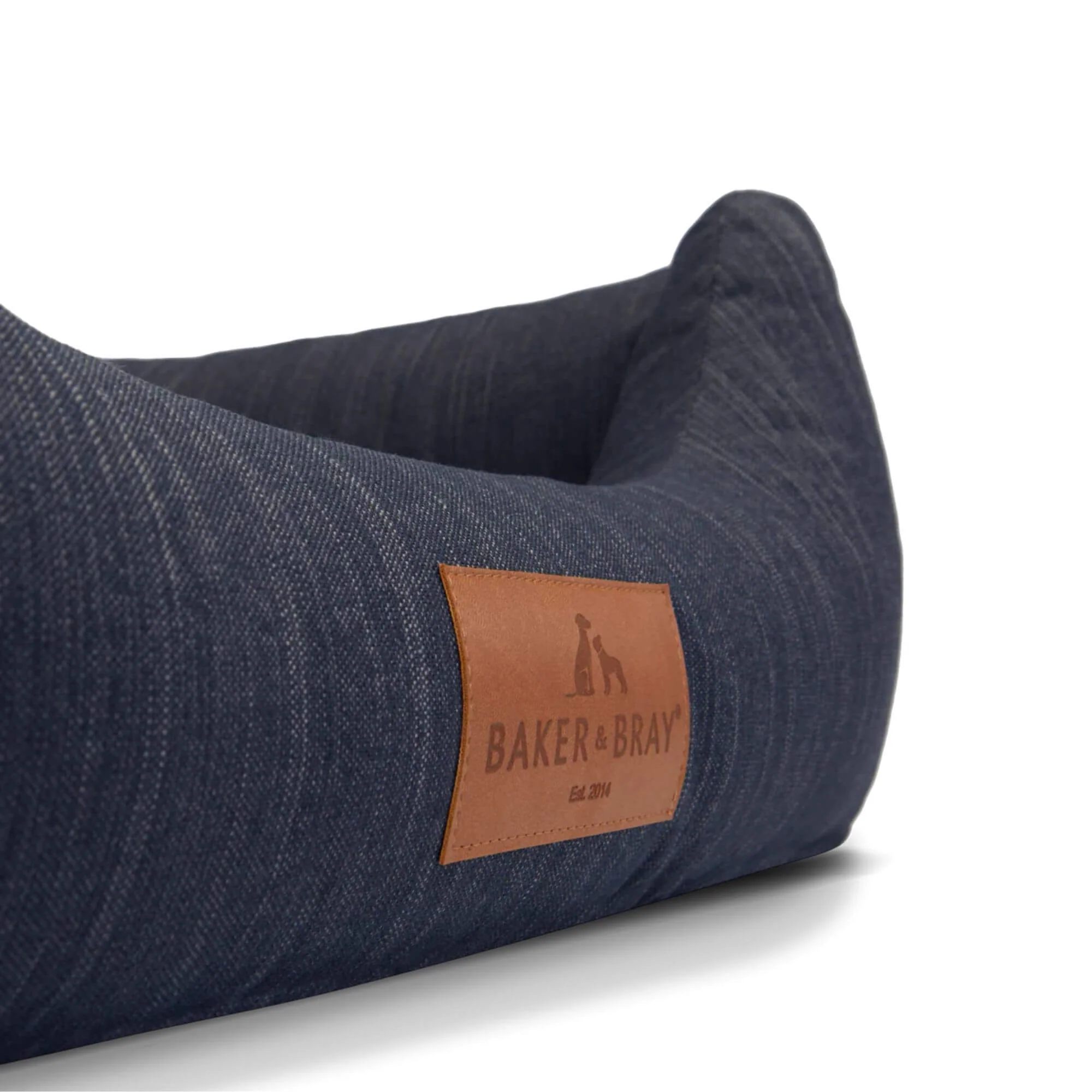 Baker & Bray Eco Comfort Orthopaedic Luxury Dog Bed - Navy Blue - Image 3