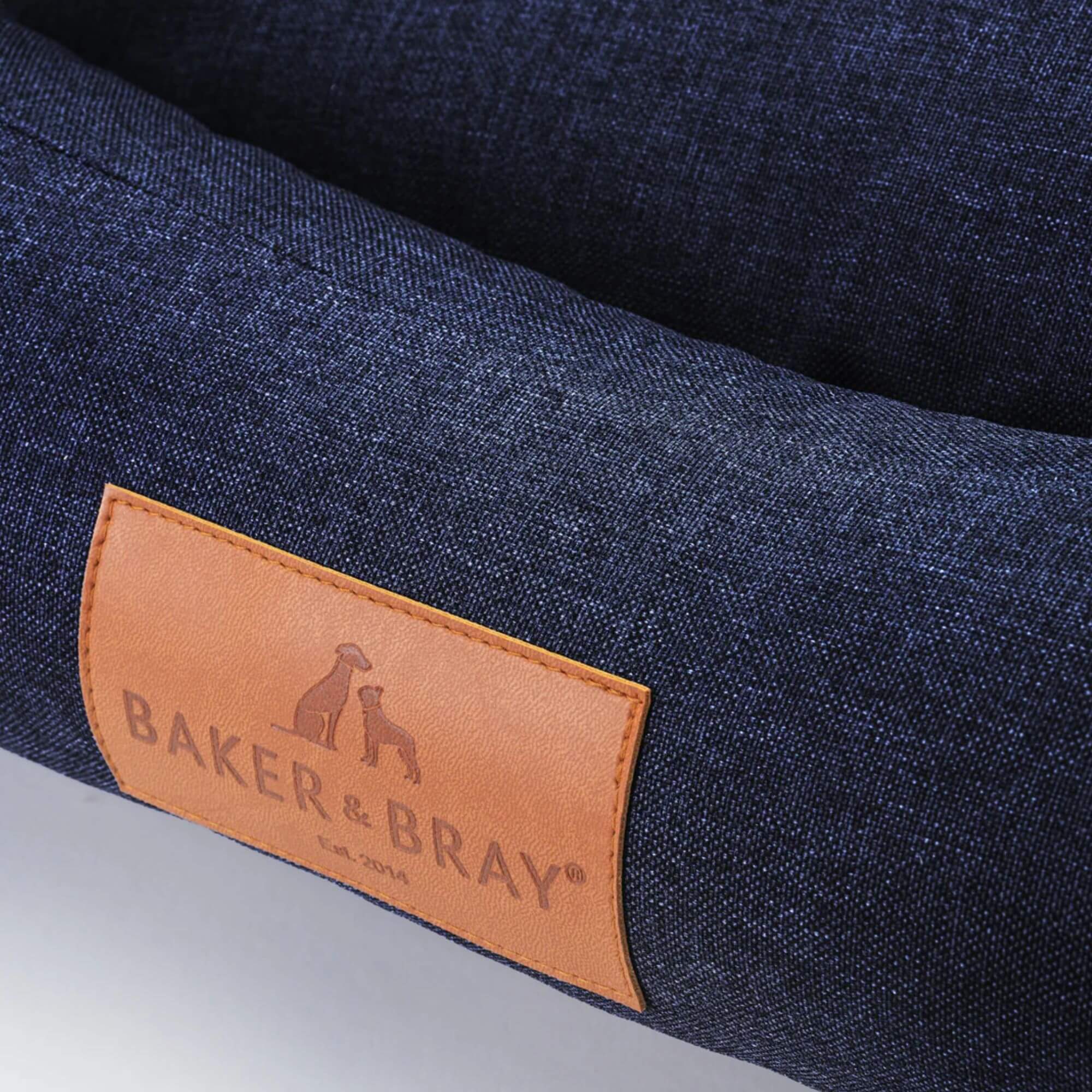 Baker & Bray Eco Luxe Orthopaedic Luxury Dog Bed - Navy Blue - Image 6