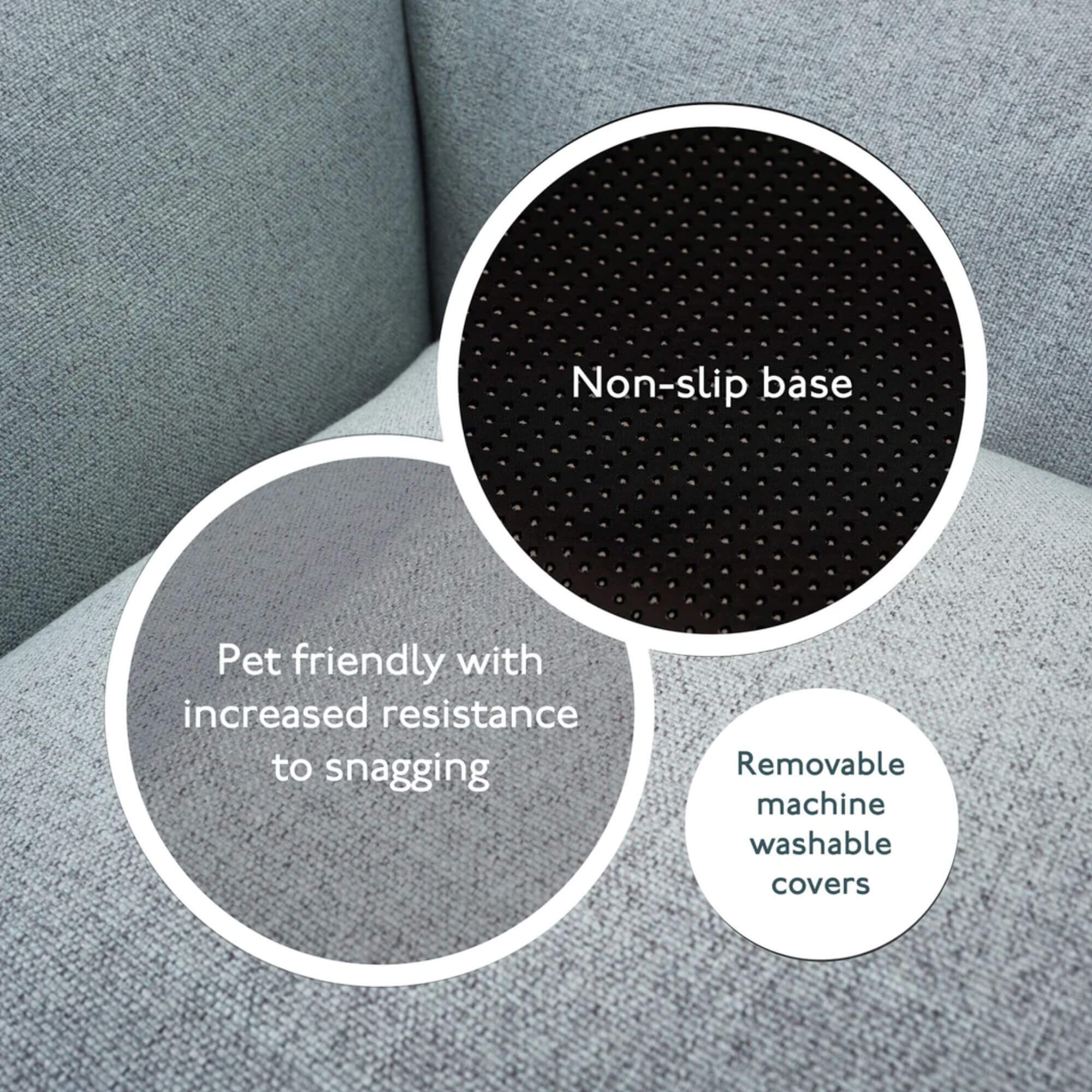 Baker & Bray Eco Luxe Orthopaedic Luxury Dog Bed - Navy Blue - Image 9