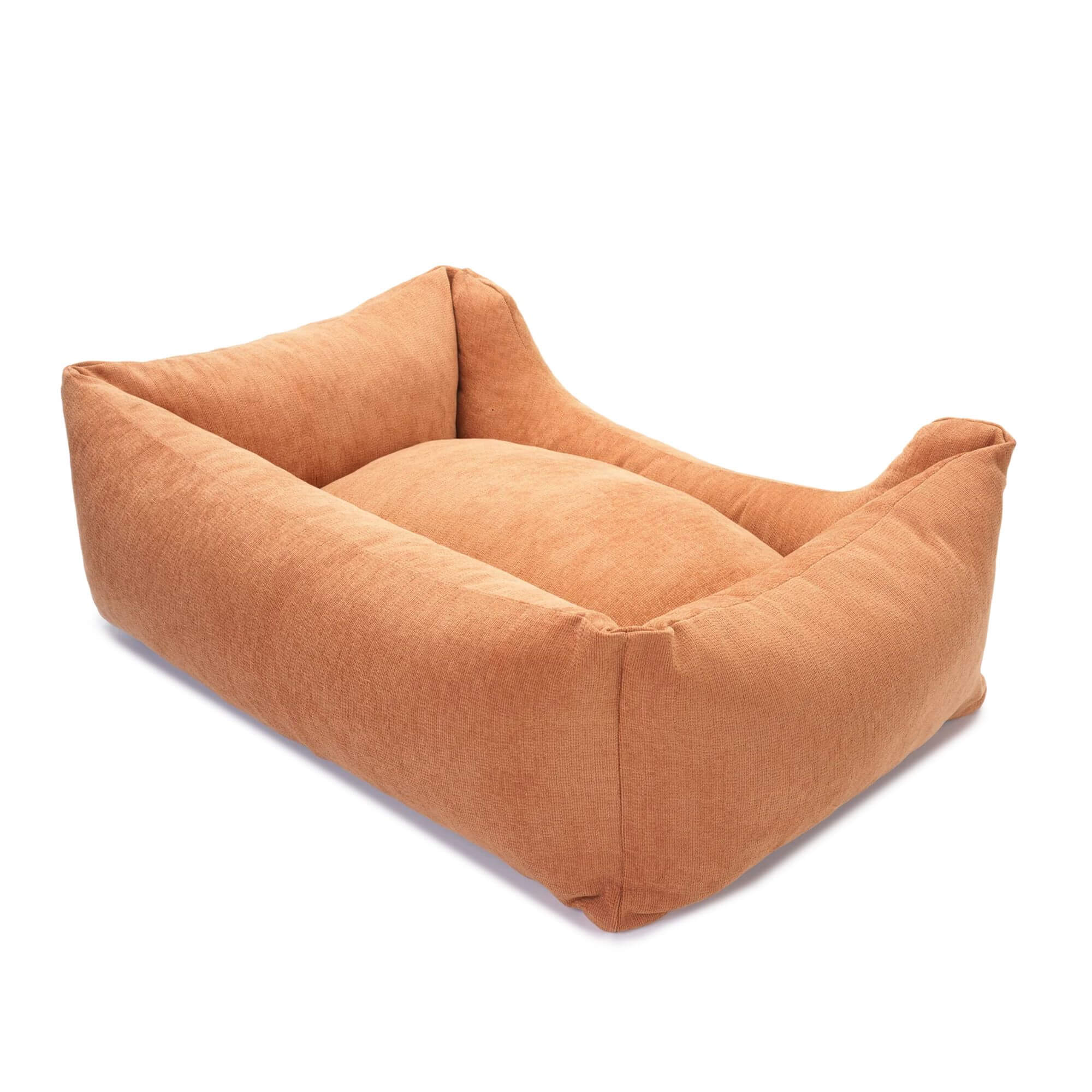 Baker & Bray Eco Luxe Orthopaedic Luxury Dog Bed - Peach Fuzz - Image 5