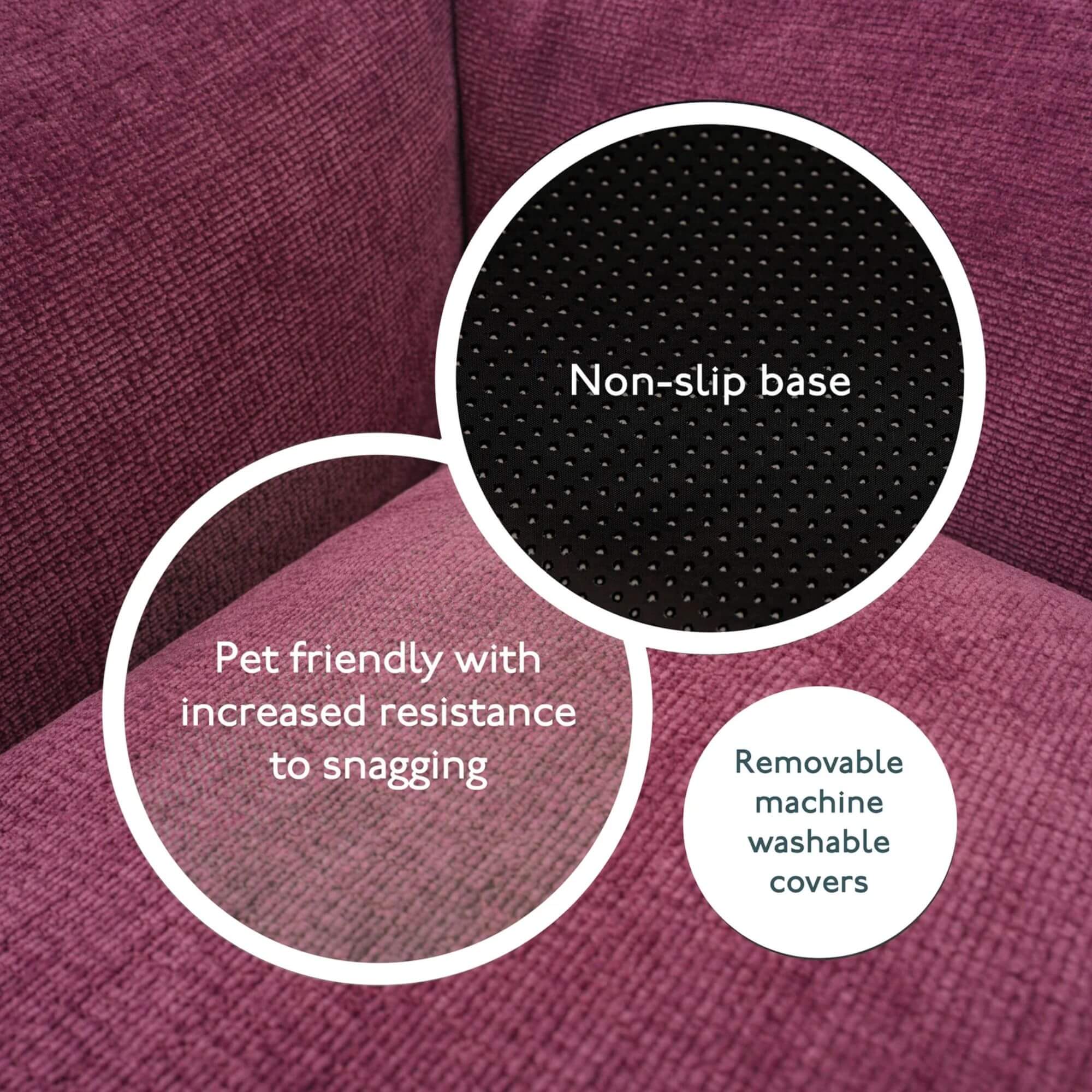 Baker & Bray Eco Luxe Orthopaedic Luxury Dog Bed - Rhubarb Red - Image 11