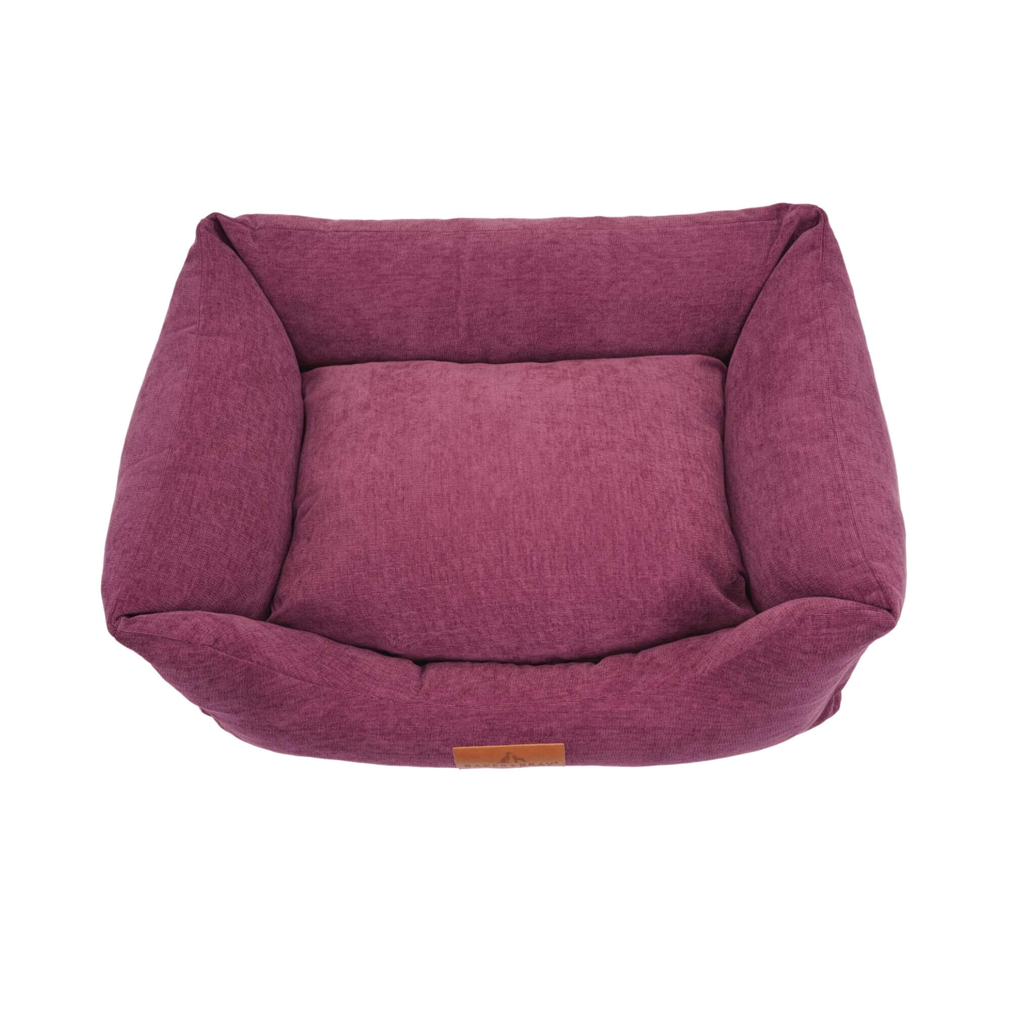 Baker & Bray Eco Luxe Orthopaedic Luxury Dog Bed - Rhubarb Red - Image 5