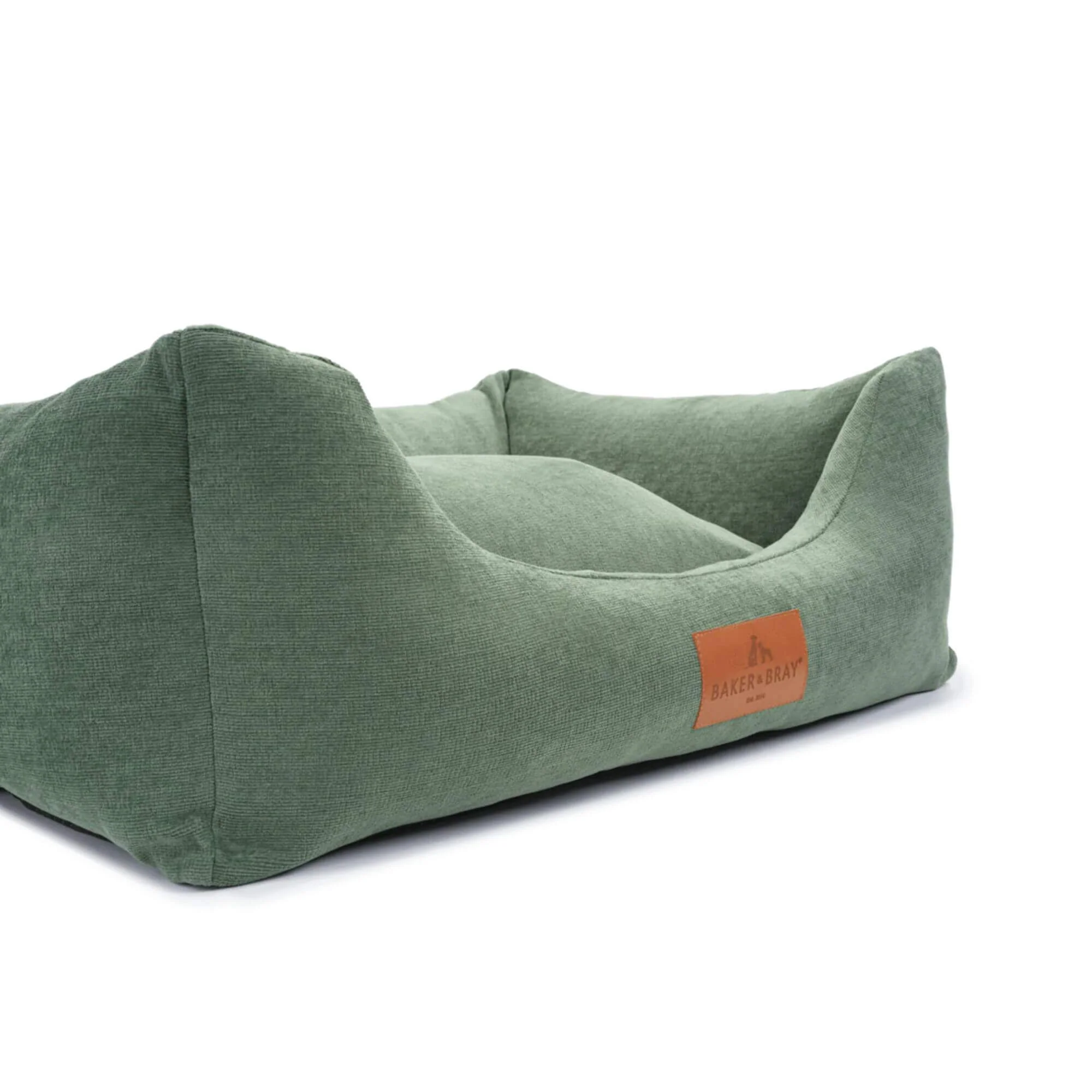 Baker & Bray Eco Luxe Orthopaedic Luxury Dog Bed - Sage Green - Image 3