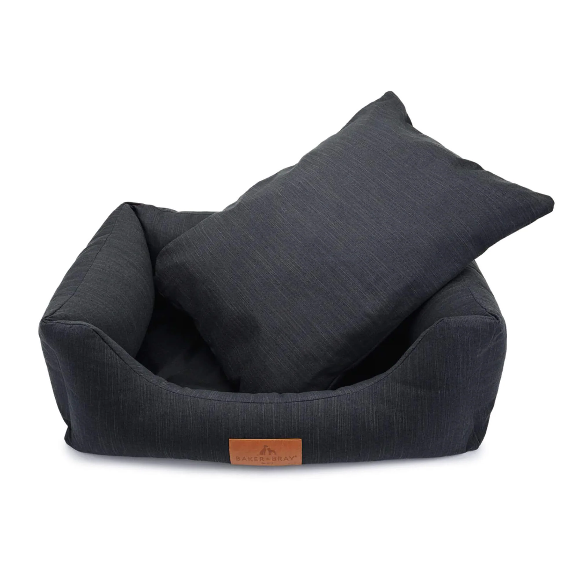 Baker & Bray Eco Luxe Orthopaedic Luxury Dog Bed - Slate Grey - Image 6