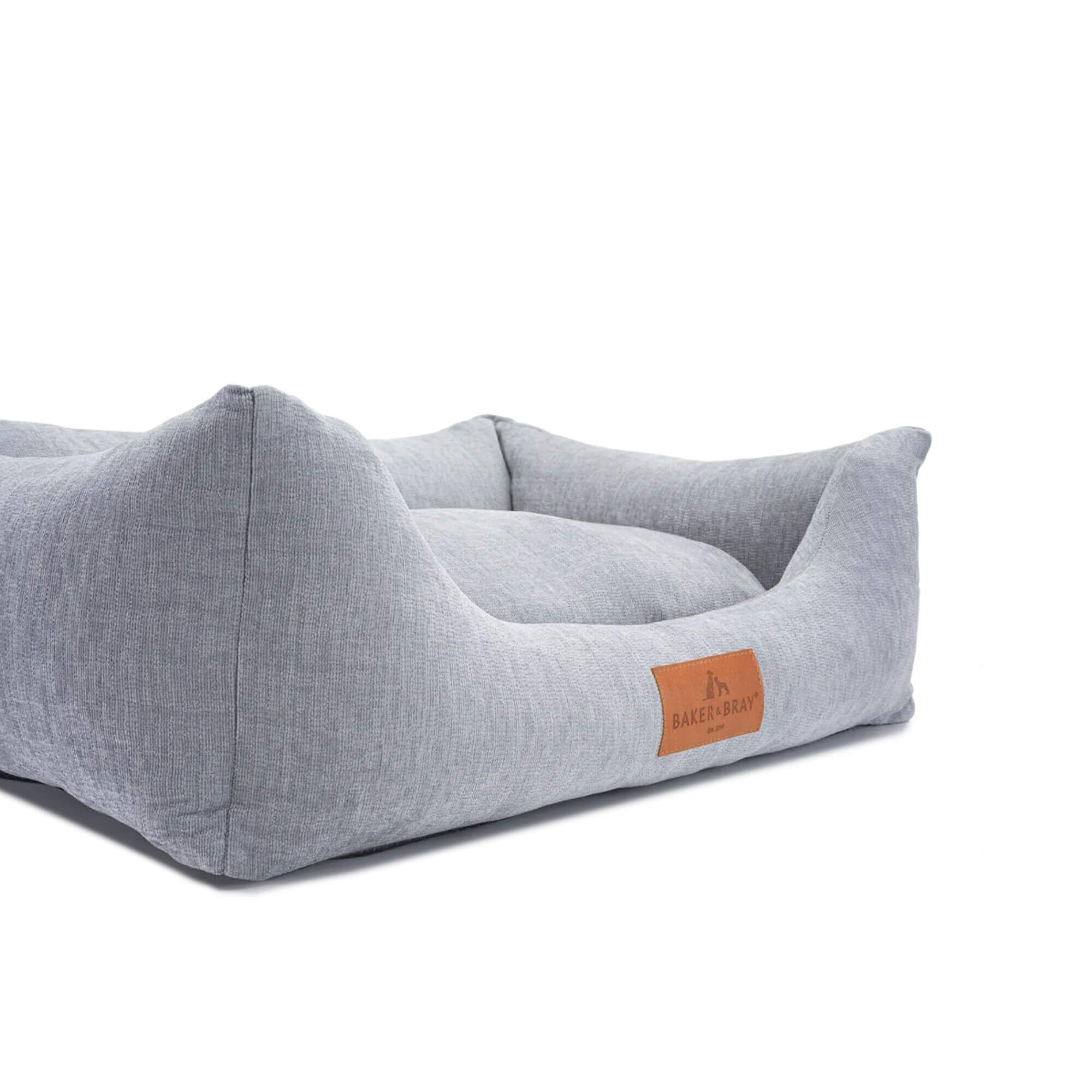 Baker & Bray Eco Luxe Orthopaedic Luxury Dog Bed - Stone Grey - Image 3