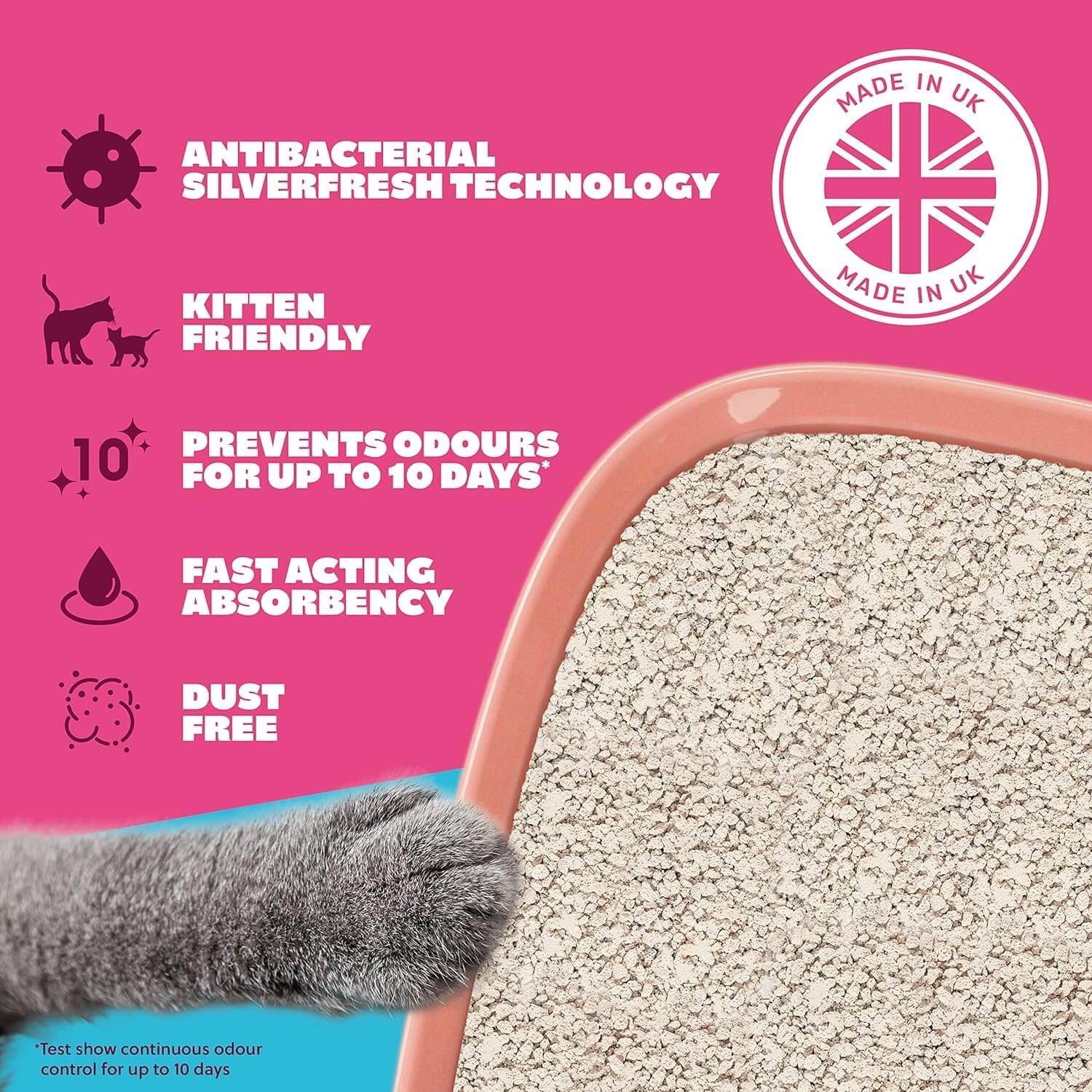 Bob Martin Felight Antibacterial Non-Clumping Cat Litter 20L - Image 4