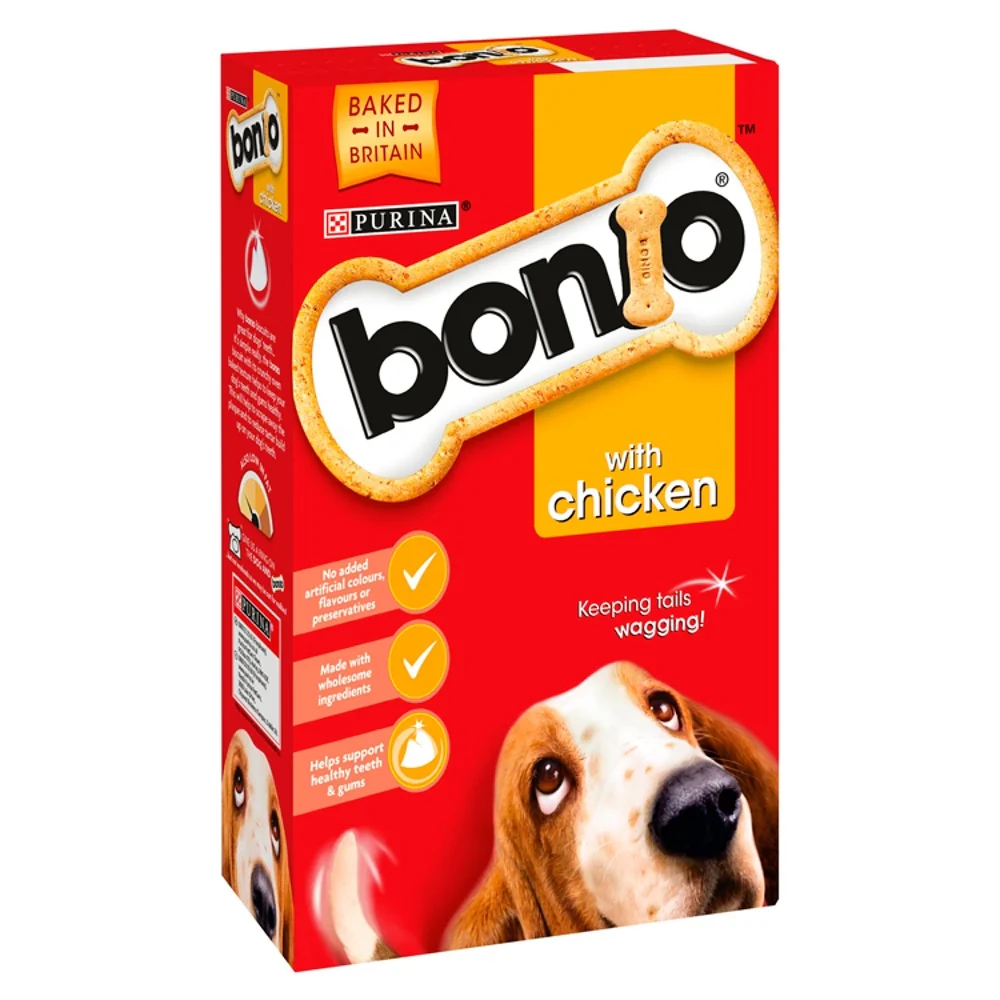 Bonio Chicken Dog Biscuits 1.2kg x 4 Packs - Image 3