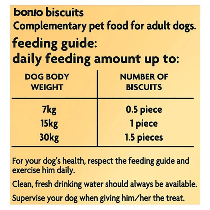 Bonio Chicken Dog Biscuits 650g x 5 Packs - Image 4