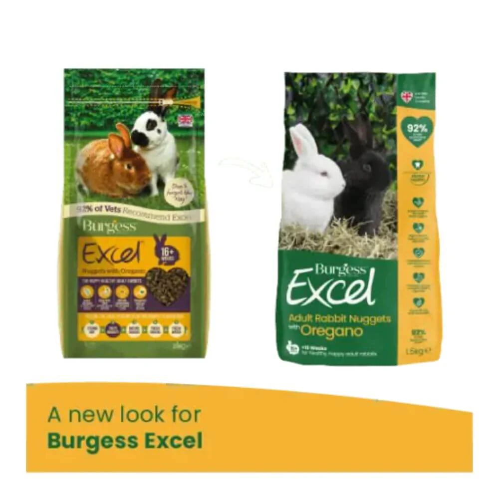 Burgess Excel Adult Rabbit Nuggets with Oregano 4 x 1.5kg - Image 4