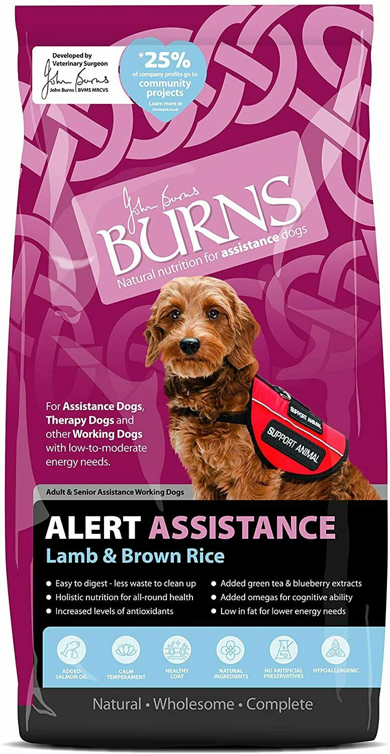 Burns Alert Lamb & Brown Rice Dog Food - Image 2