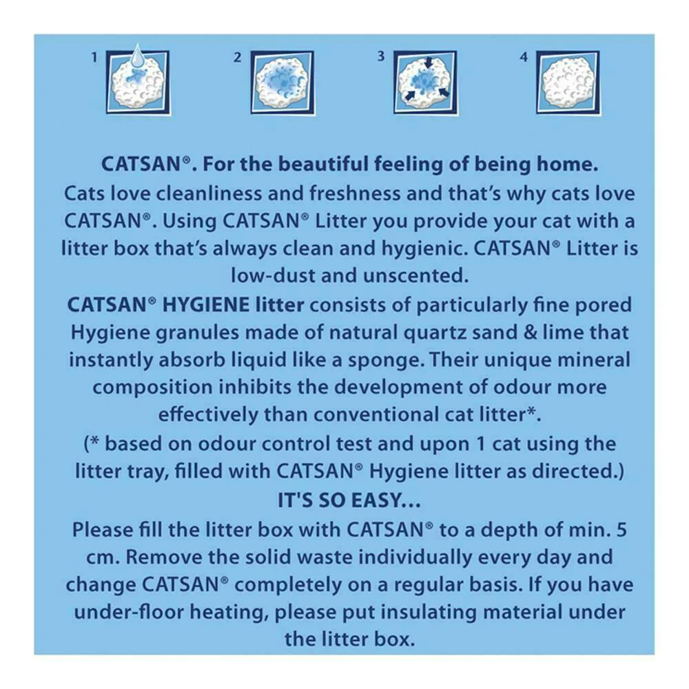 Catsan Hygiene Non-Clumping Odour Control Cat Litter 20L - Image 4