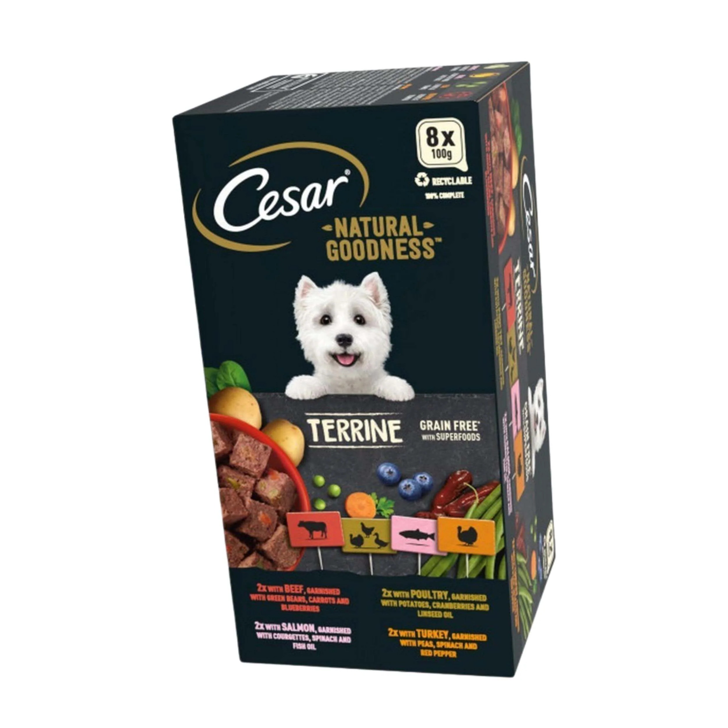 Cesar Natural Goodness Mixed Selection in Loaf Wet Dog Food 100g x 24 - Image 4