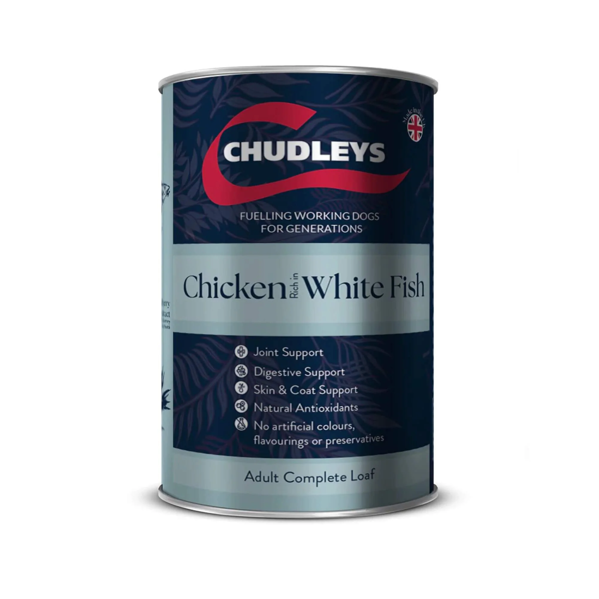 Chudleys Complete Wet Adult Working Dog Chicken Rich In White Fish - Image 2