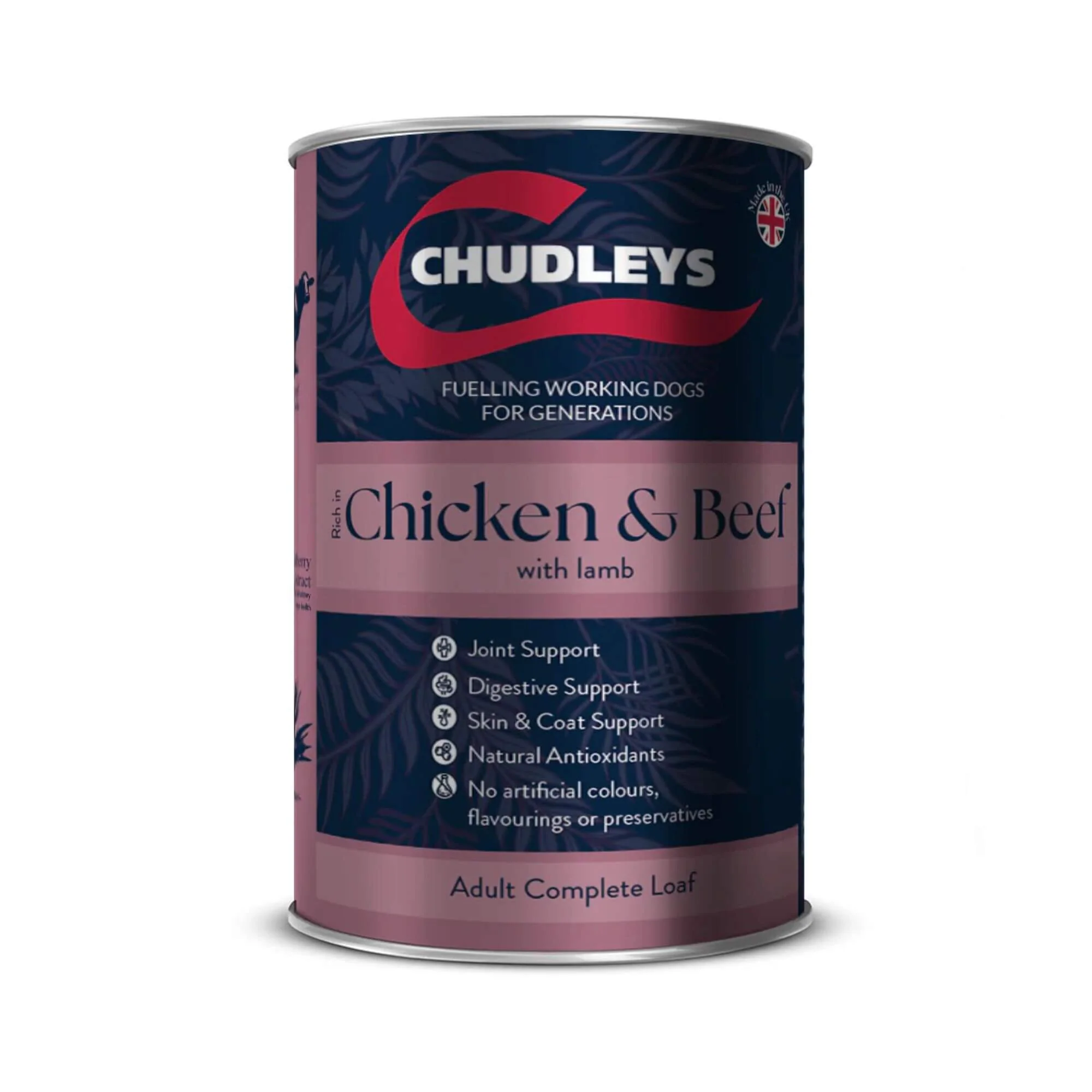 Chudleys Complete Wet Adult Working Dog Rich In Chicken & Beef With Lamb - Image 2