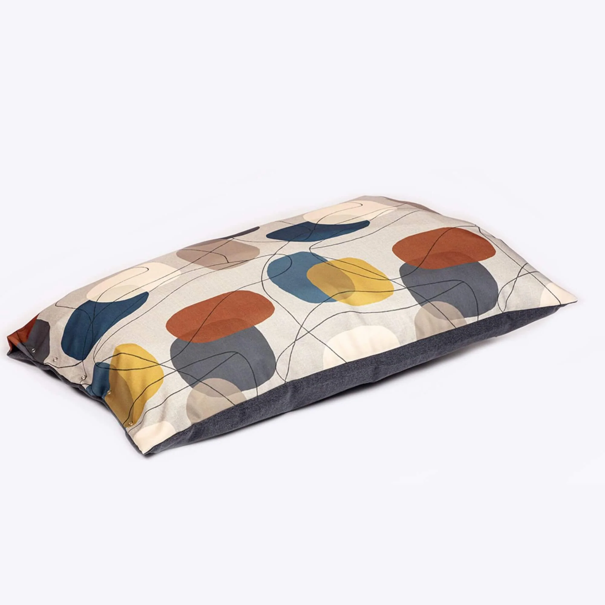 Danish Design Colour Block Deep Duvet Dog Bed - Spare Cover - Image 5