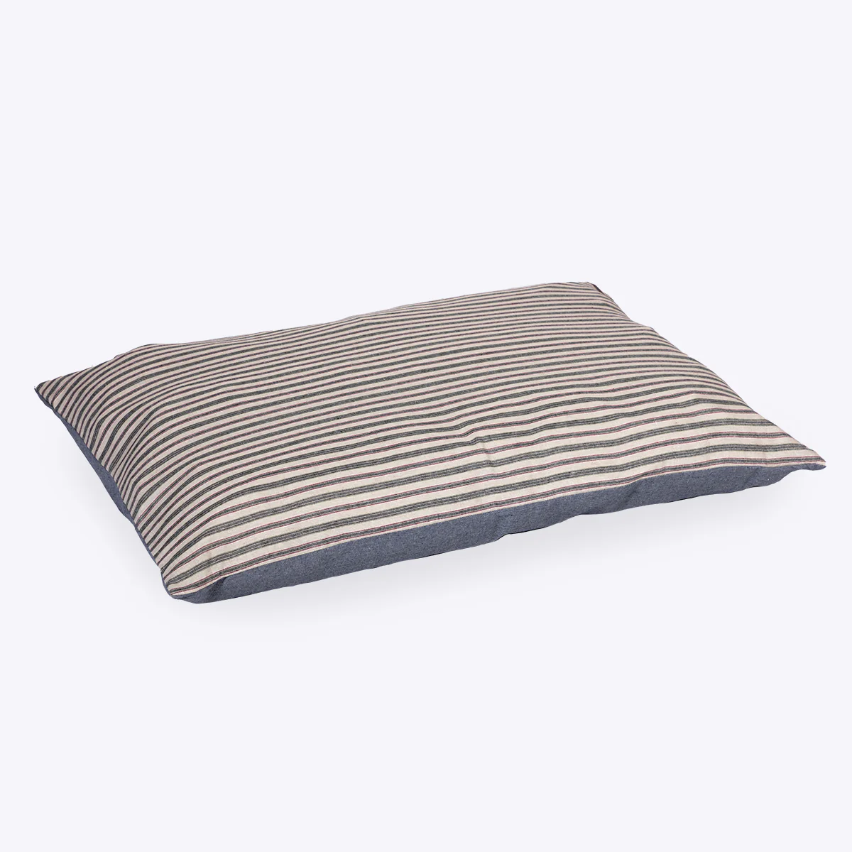 Danish Design Rustic Stripes Demin Deep Duvet Dog Bed - Image 5