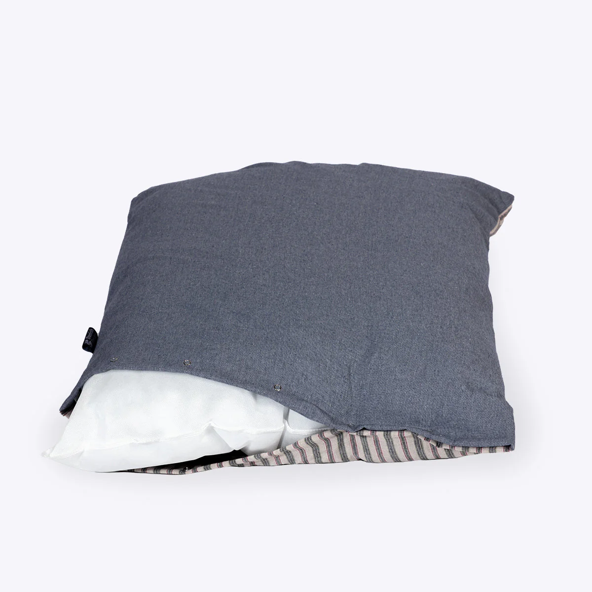 Danish Design Rustic Stripes Demin Deep Duvet - Spare Cover - Image 4