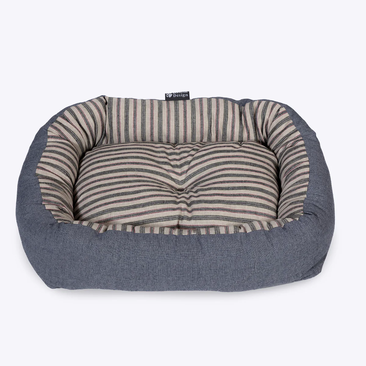 Danish Design Rustic Stripes Denim Snuggle Bed - Image 2