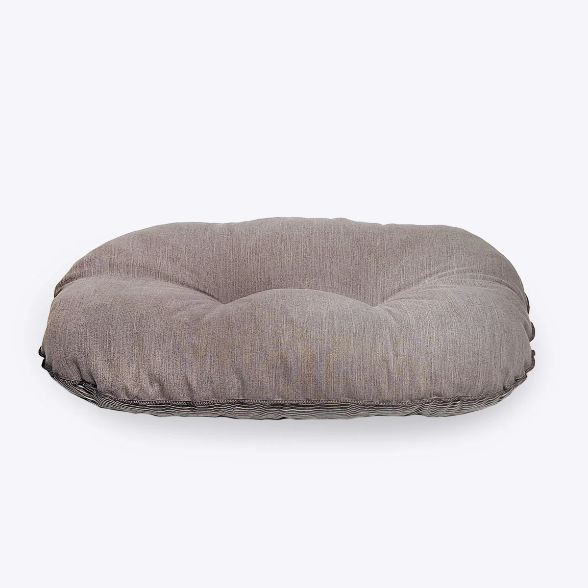 Danish Design Rustic Stripes Grey Quilted Mattress Dog Bed - Image 2