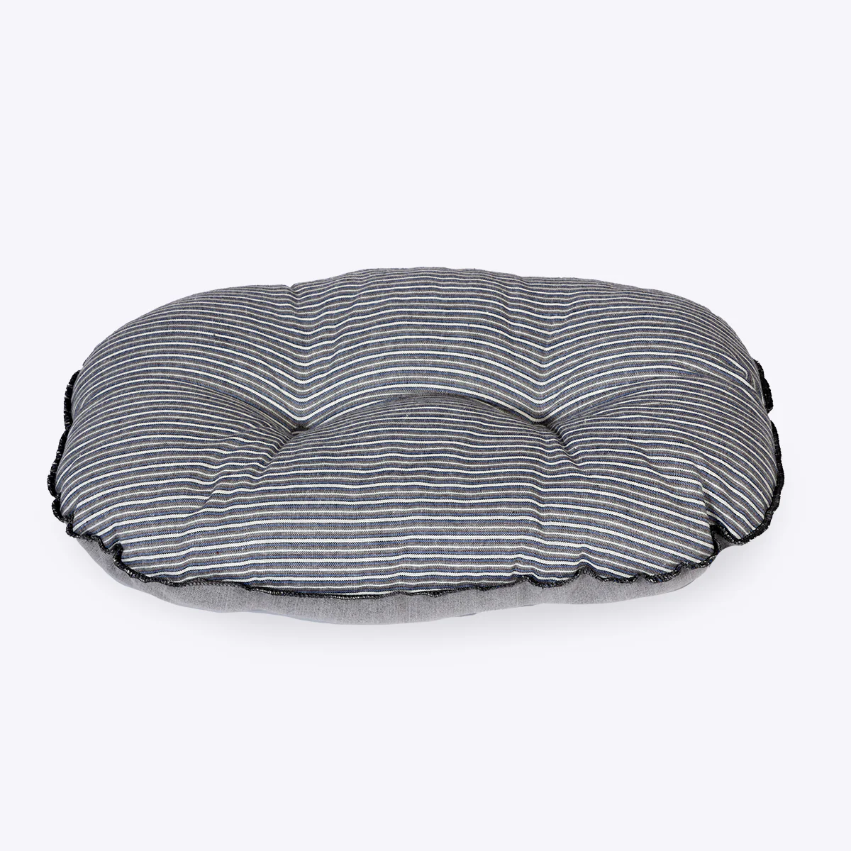 Danish Design Rustic Stripes Grey Quilted Mattress Dog Bed - Image 3