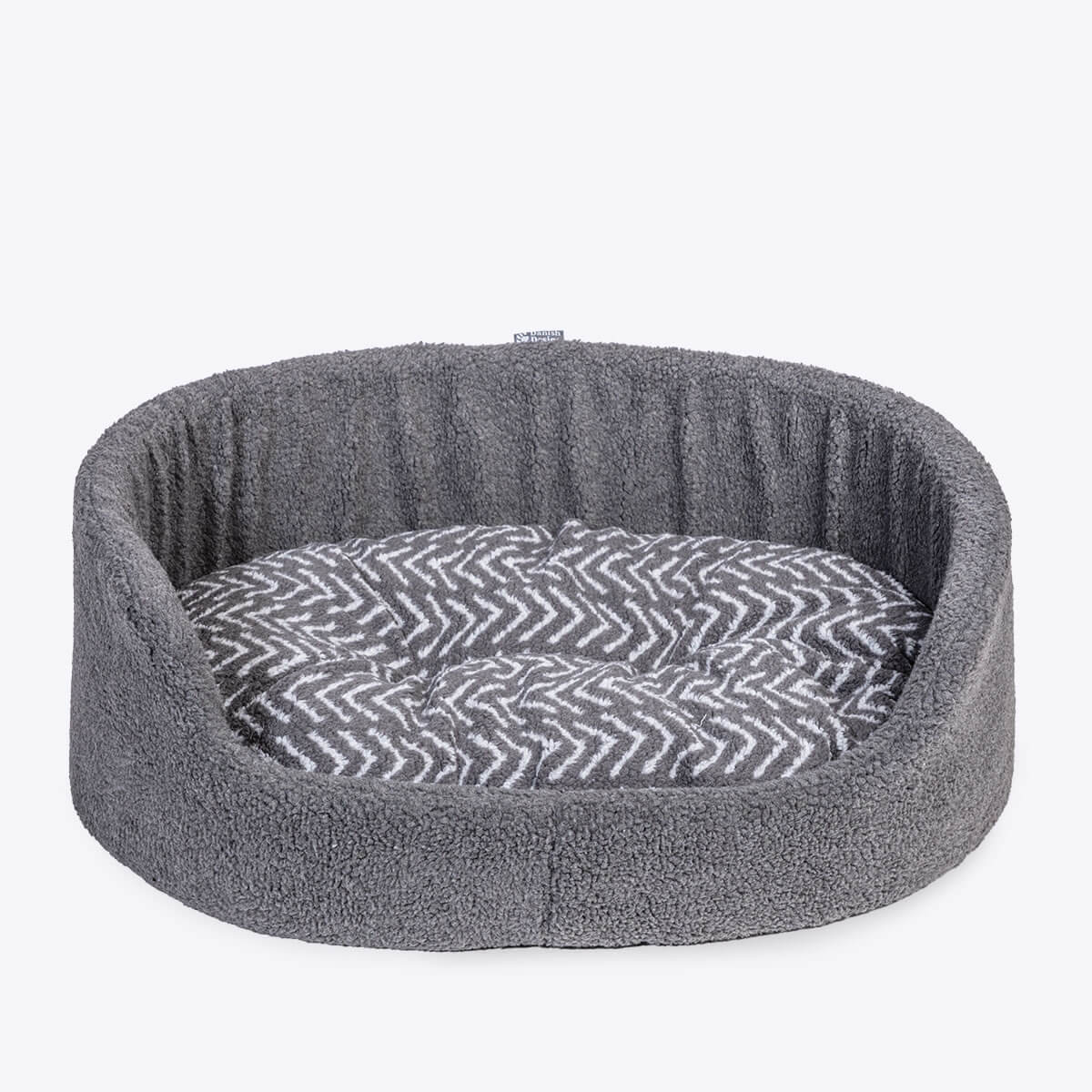 Danish Design Sherpa Fleece Charcoal Arrows Slumber Bed - Image 2
