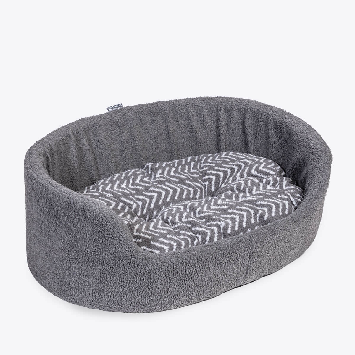 Danish Design Sherpa Fleece Charcoal Arrows Slumber Bed - Image 5
