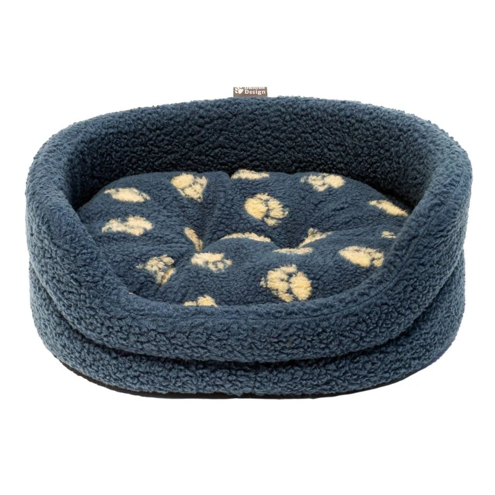 Danish Design Sherpa Fleece Harbour Paw Slumber Bed - Image 2
