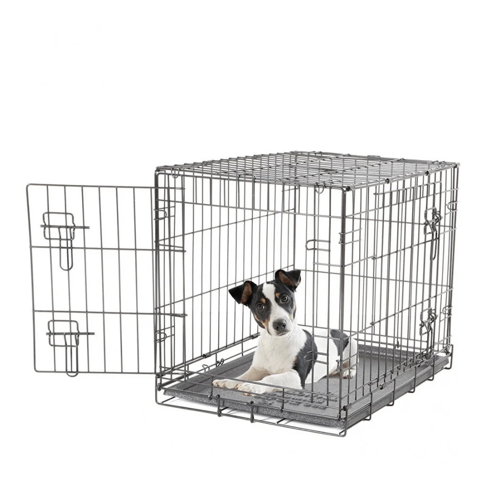 Dogit 2 Door Wire Black Dog Crate - Image 2