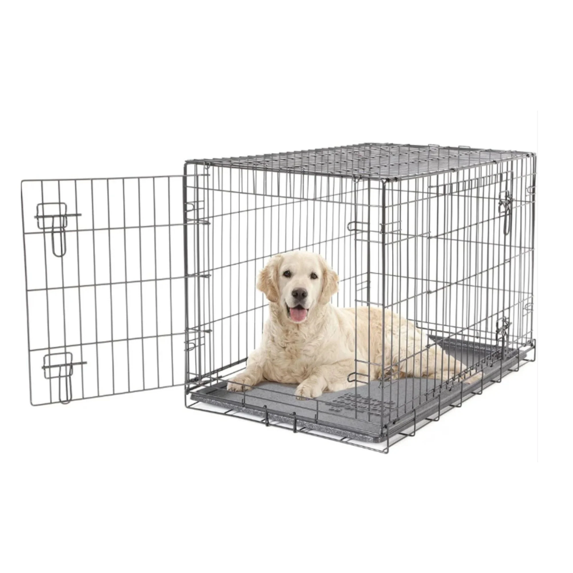 Dogit 2 Door Wire Black Dog Crate - Image 4