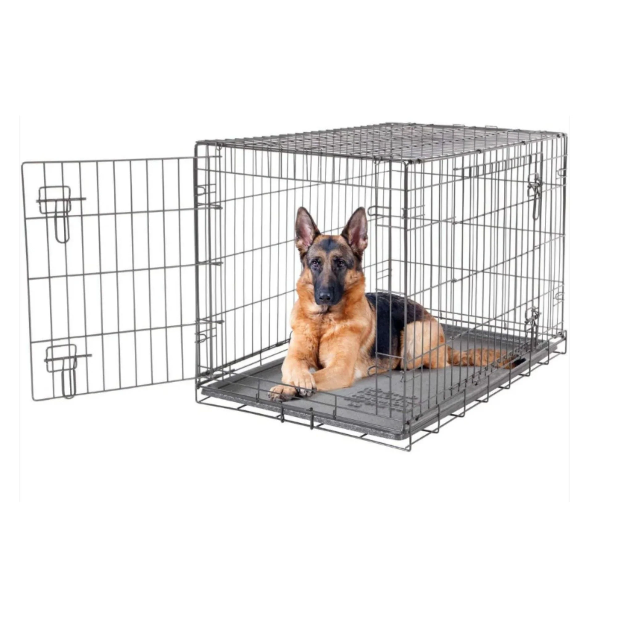 Dogit 2 Door Wire Black Dog Crate - Image 5