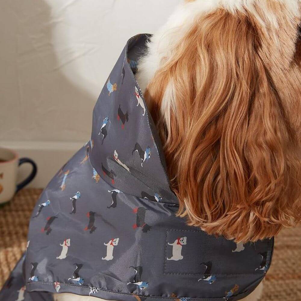 FatFace Marching Dogs Raincoat Dog Coat - Image 7