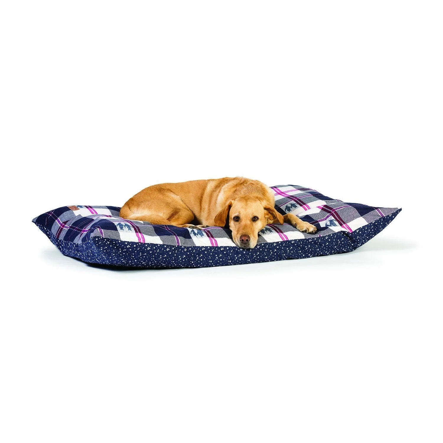 FatFace Penguin Check Deep Duvet Dog Bed - Image 3