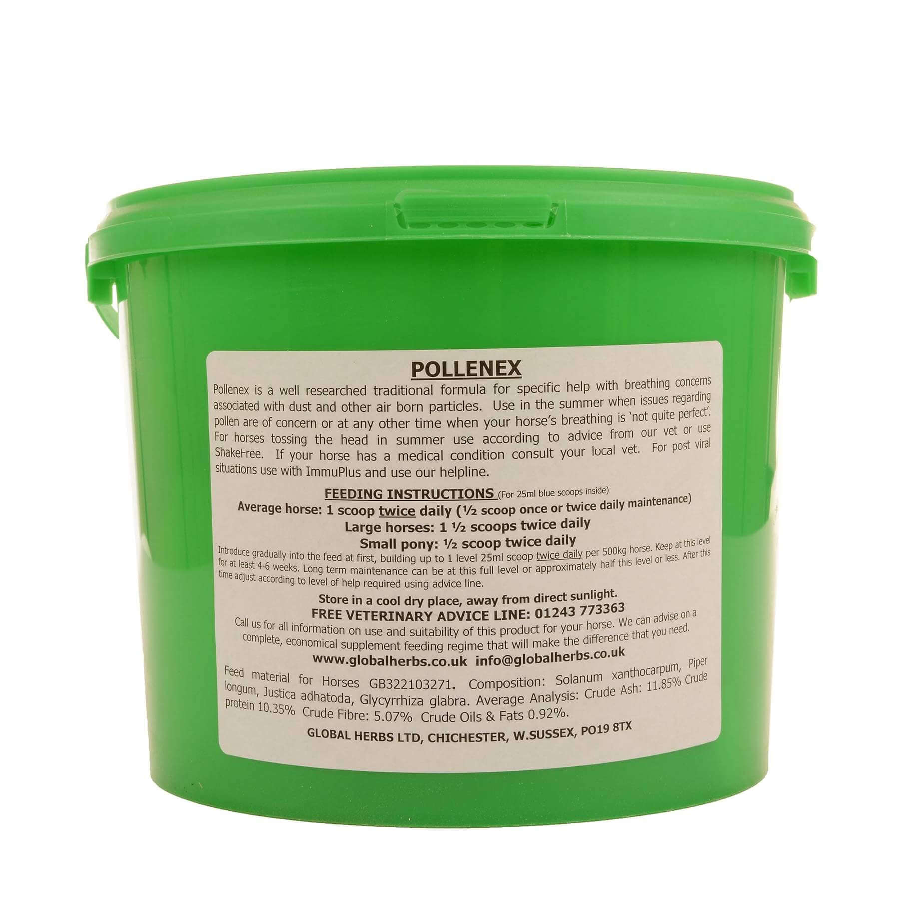 Global Herbs PolleneX Powder Anti Pollen Support for Horses - Image 2