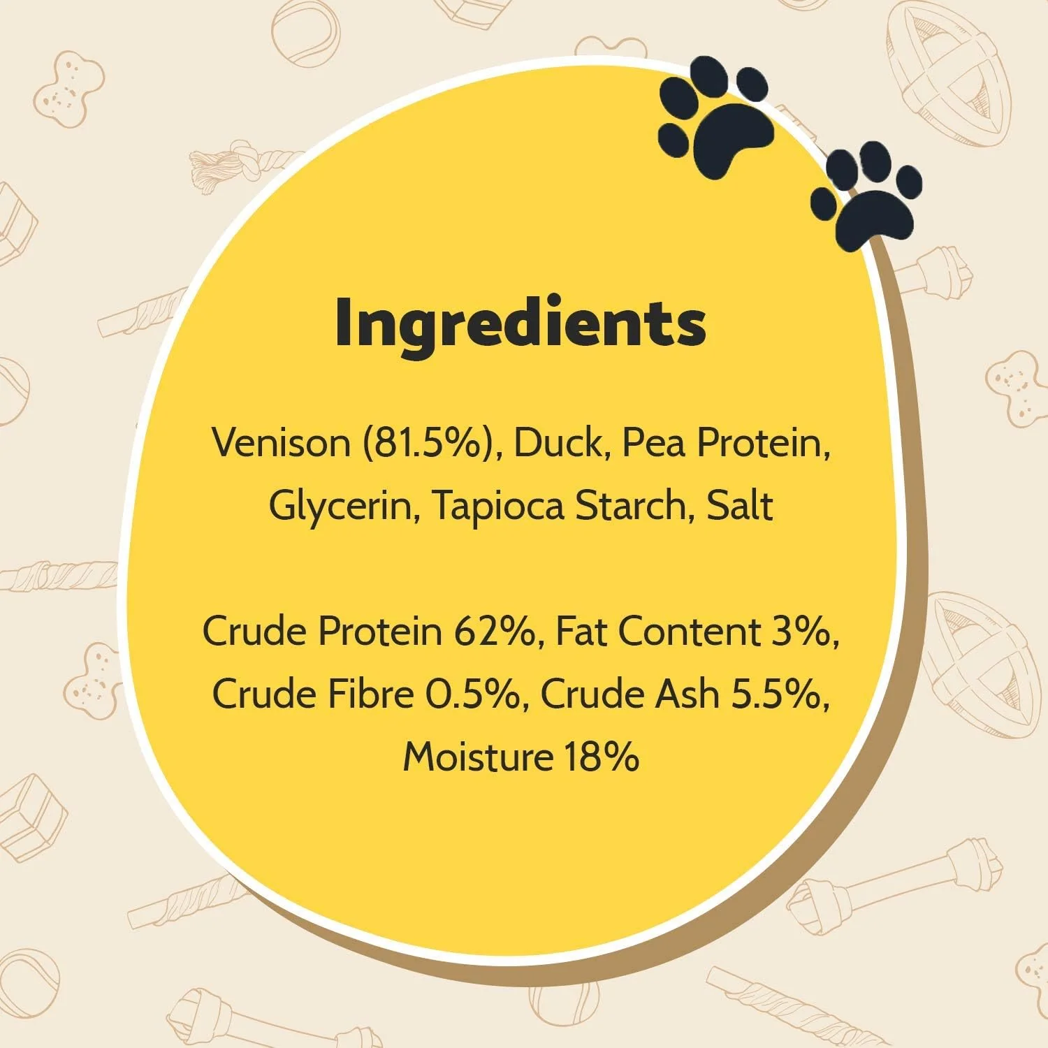 Good Boy Chewy Venison Steaks Dog Treats 80g x 12 Packs - Image 5