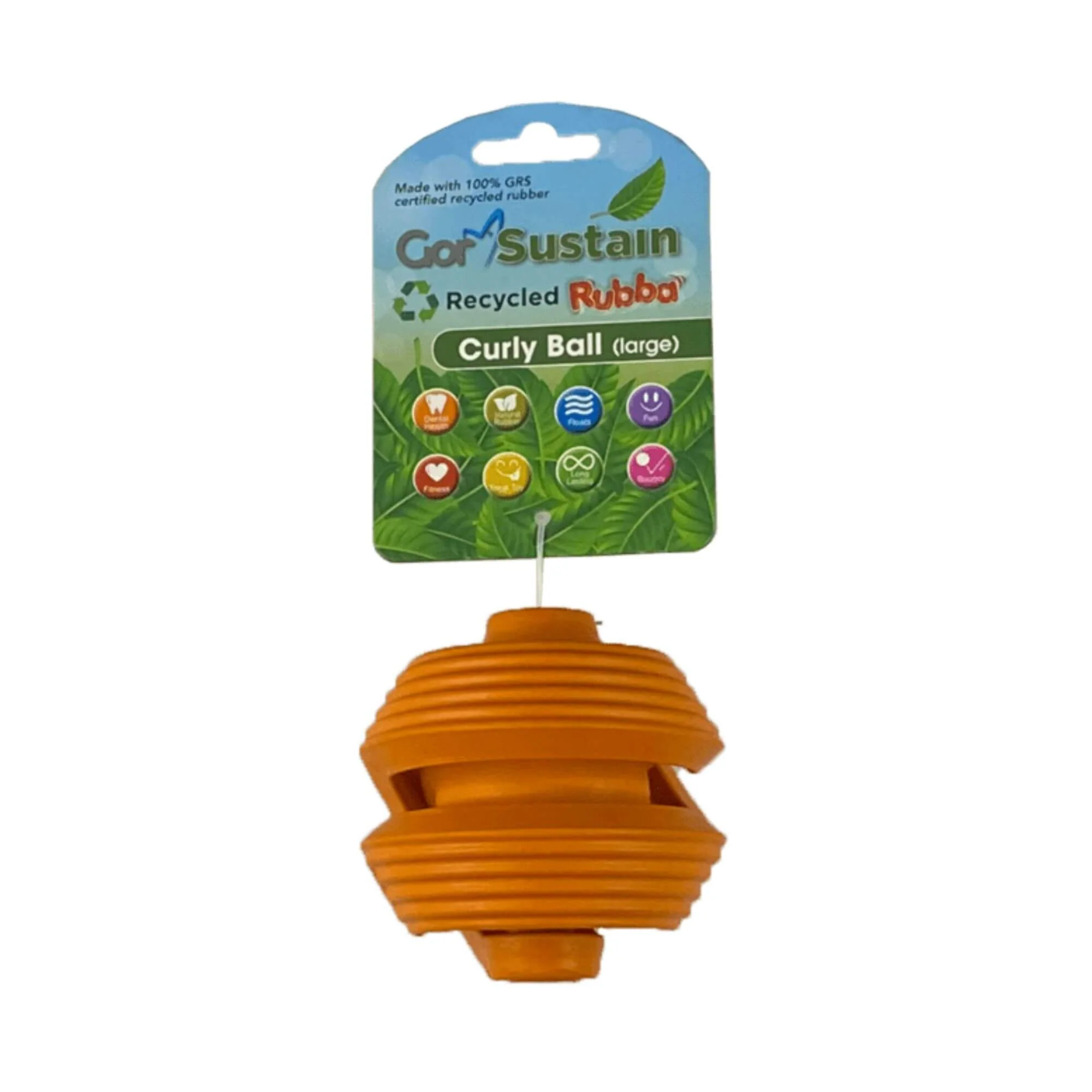 Gor Sustain Curly Ball Dog Toy - Image 4