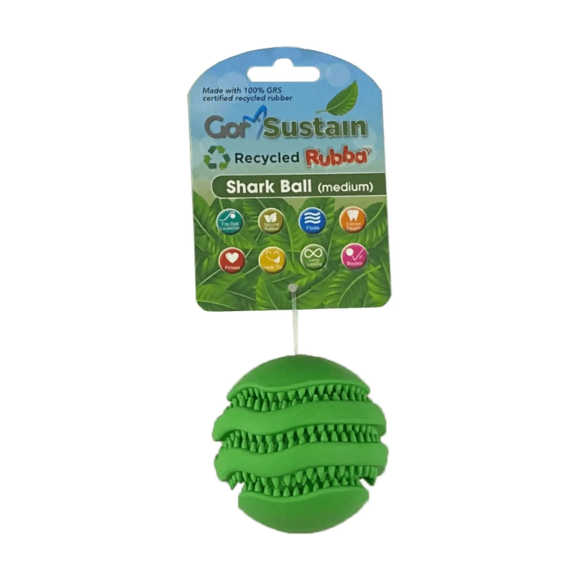 Gor Sustain Rubba Shark Dog Ball - Image 3
