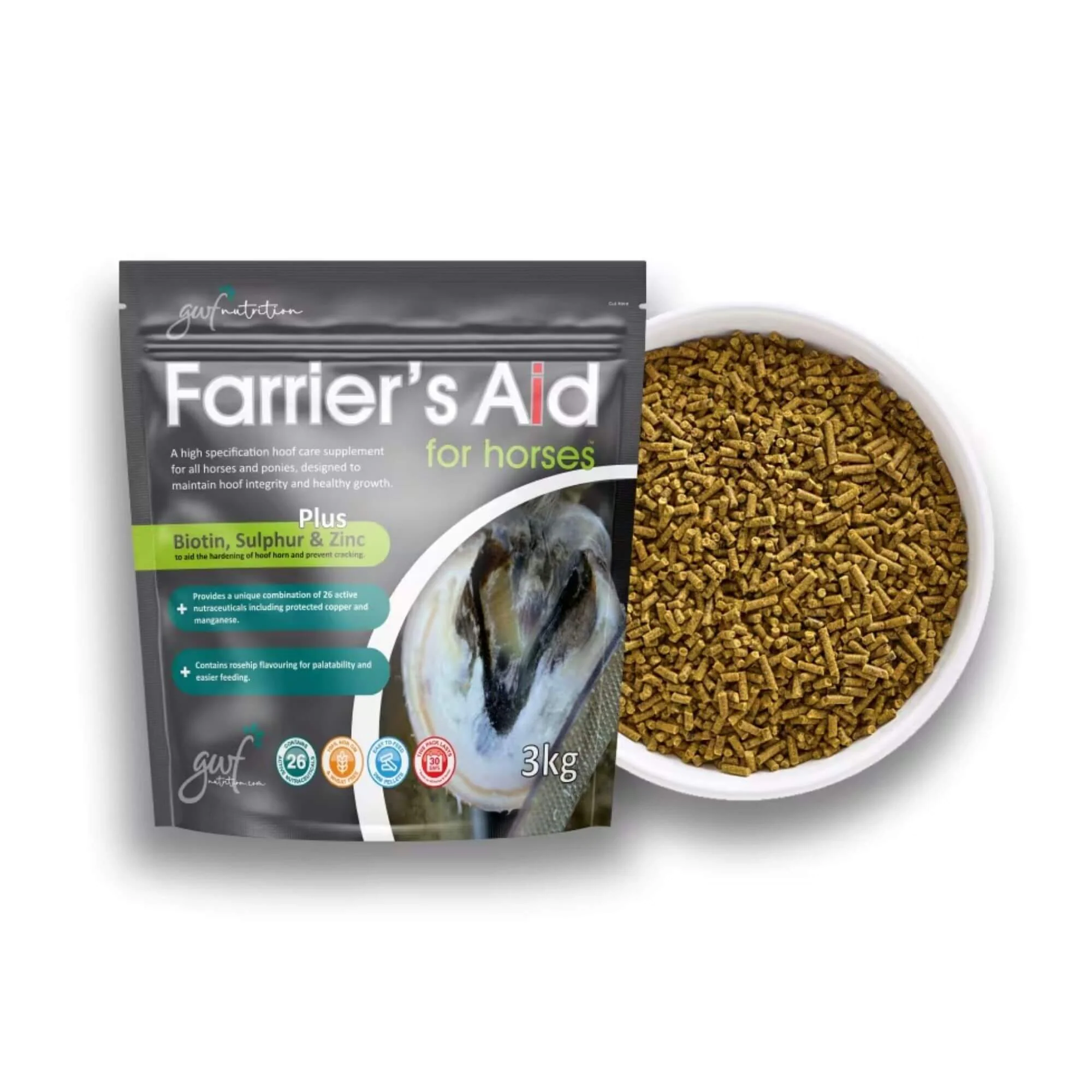 GWF Nutrition Farrier's Aid for Horses 3kg - Image 2