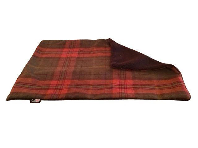 Handmade Check & Fleece Pet Blanket - Image 3