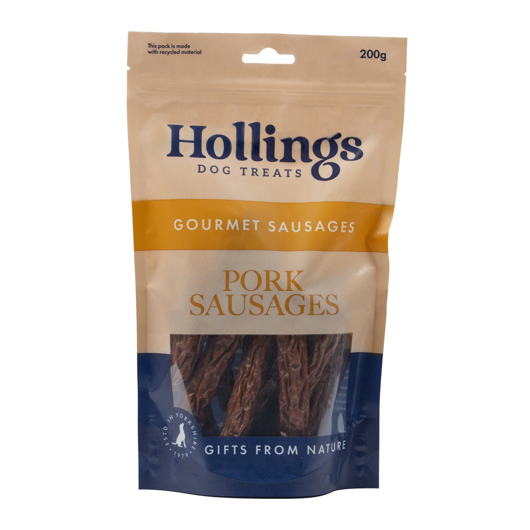 Hollings Gourmet Pork Sausage 200g x 10 Packs - Image 2