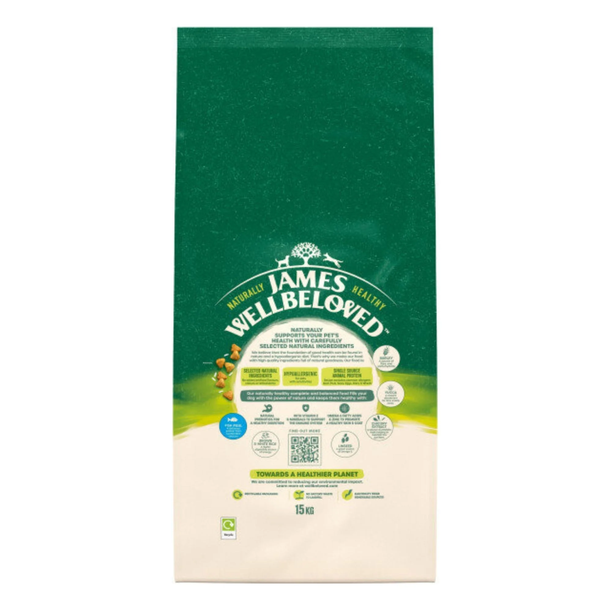 James Wellbeloved Adult Fish & Rice 15kg - Image 3