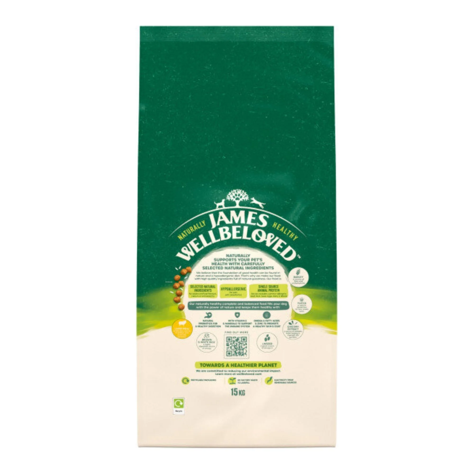 James Wellbeloved Adult Lamb & Rice 15kg - Image 3