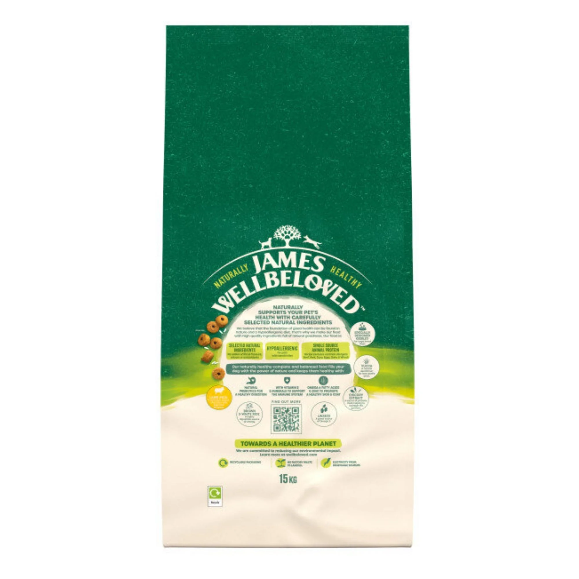 James Wellbeloved Adult Large Breed Lamb & Rice 15kg - Image 3
